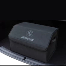 BMW Luxury Trunk Organizer Storage Box – Foldable Suede-Leather Bag