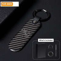 Carbon Fiber BMW Keychain – Roundel, M & M Power Emblem Key Ring
