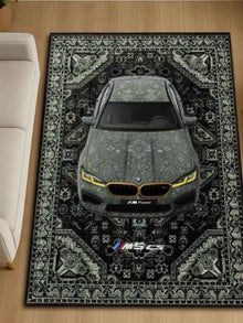 BMW M5 CS Woven Rug - M Power Wall Tapestry & Floor Mat (53 x 70cm)