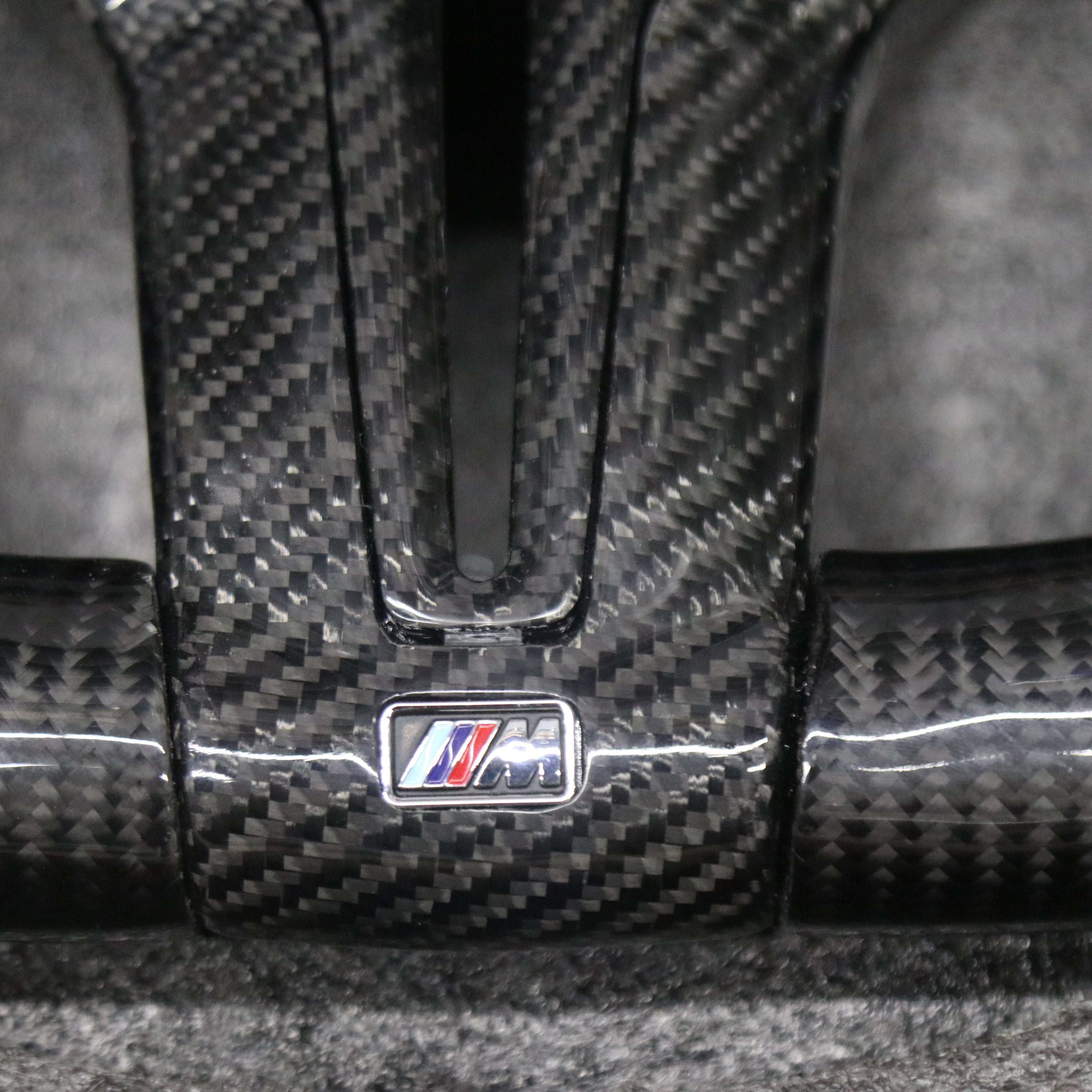 Carbon Fiber G Series Paddle Shifters Style with Led  Steering Wheel For BMW Series bottom side