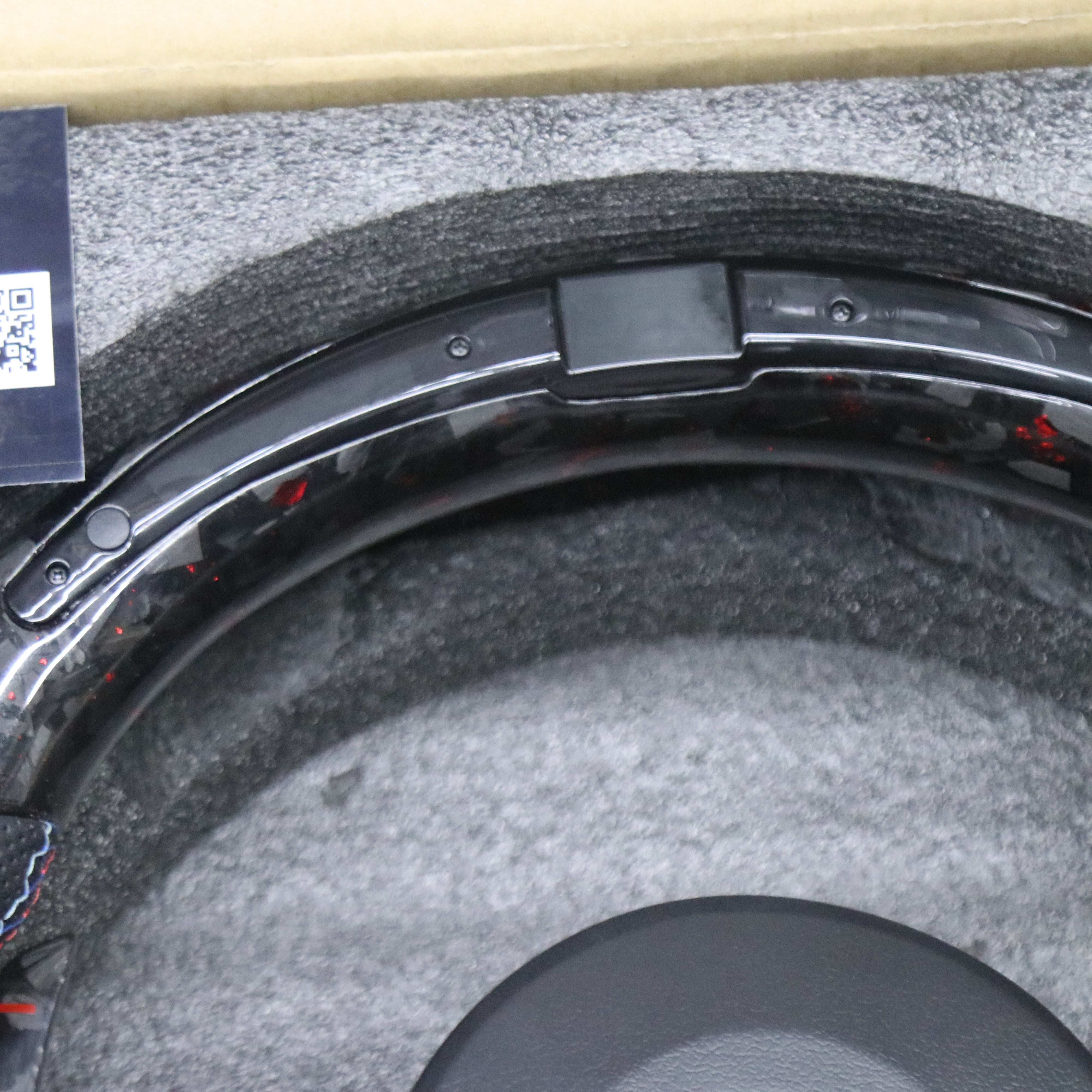 Customized Red Forged  Steering Wheel For BMW F Series led display