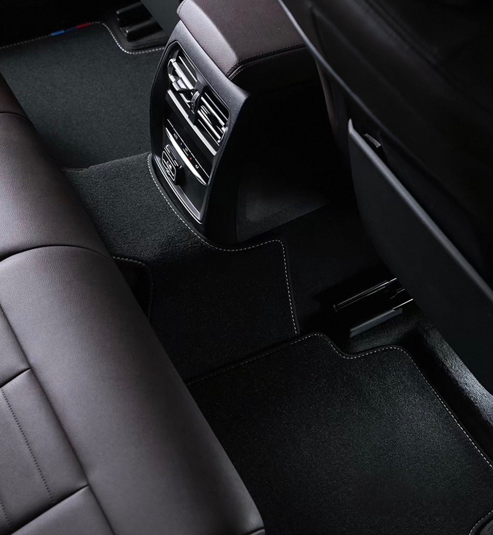 BMW Custom Fit Car Mats - Rear Seat Floor Mat Installed View