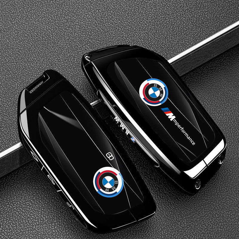 BMW Card Key Cover - Racing-Style Metal Card Holder