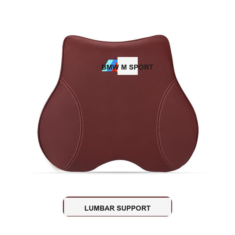 BMW M Sport Ergonomic Car Headrest & Lumbar Support Pillows (3, 4, 5 Series & X1-X7)