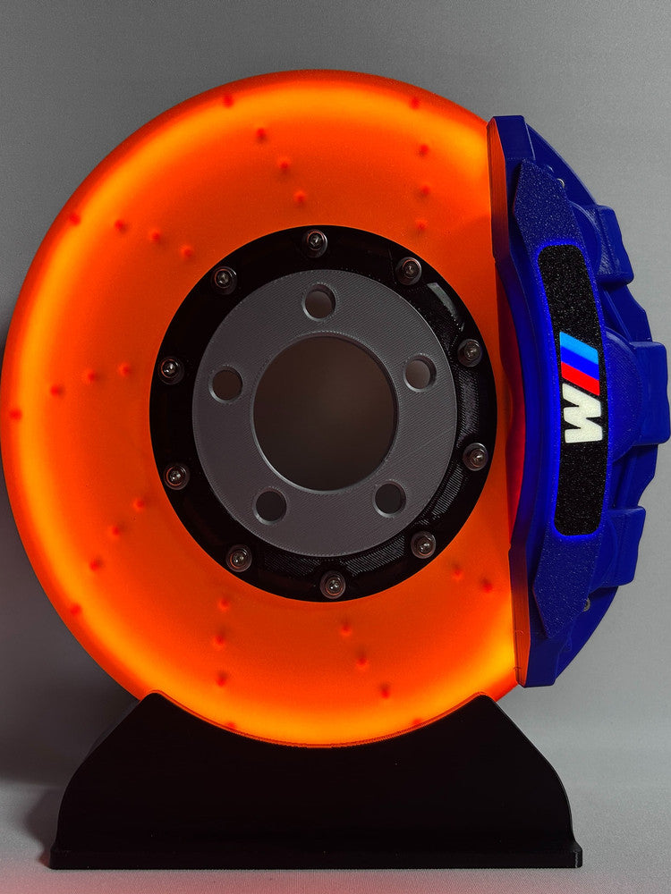 BMW M Series Brake Disc Light Luminous Caliper Car Enthusiast Creative Desktop Wall Mounted Charging Ambient Night Light