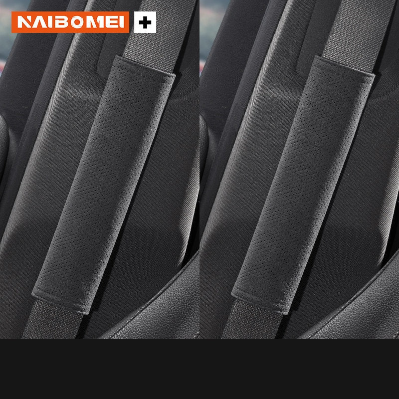 BMW M Seat Belt Shoulder Pad Cover - Suede Strap Protector