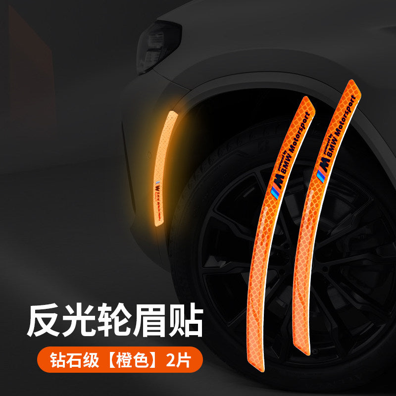 BMW car door anti-collision strip stickers, 3 Series, 5 Series X1 iX3 X4X5 car door edge protection strips, rearview mirror decoration and modification