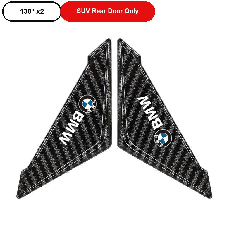 BMW carbon fiber 130 degree door corner guards for SUV rear door