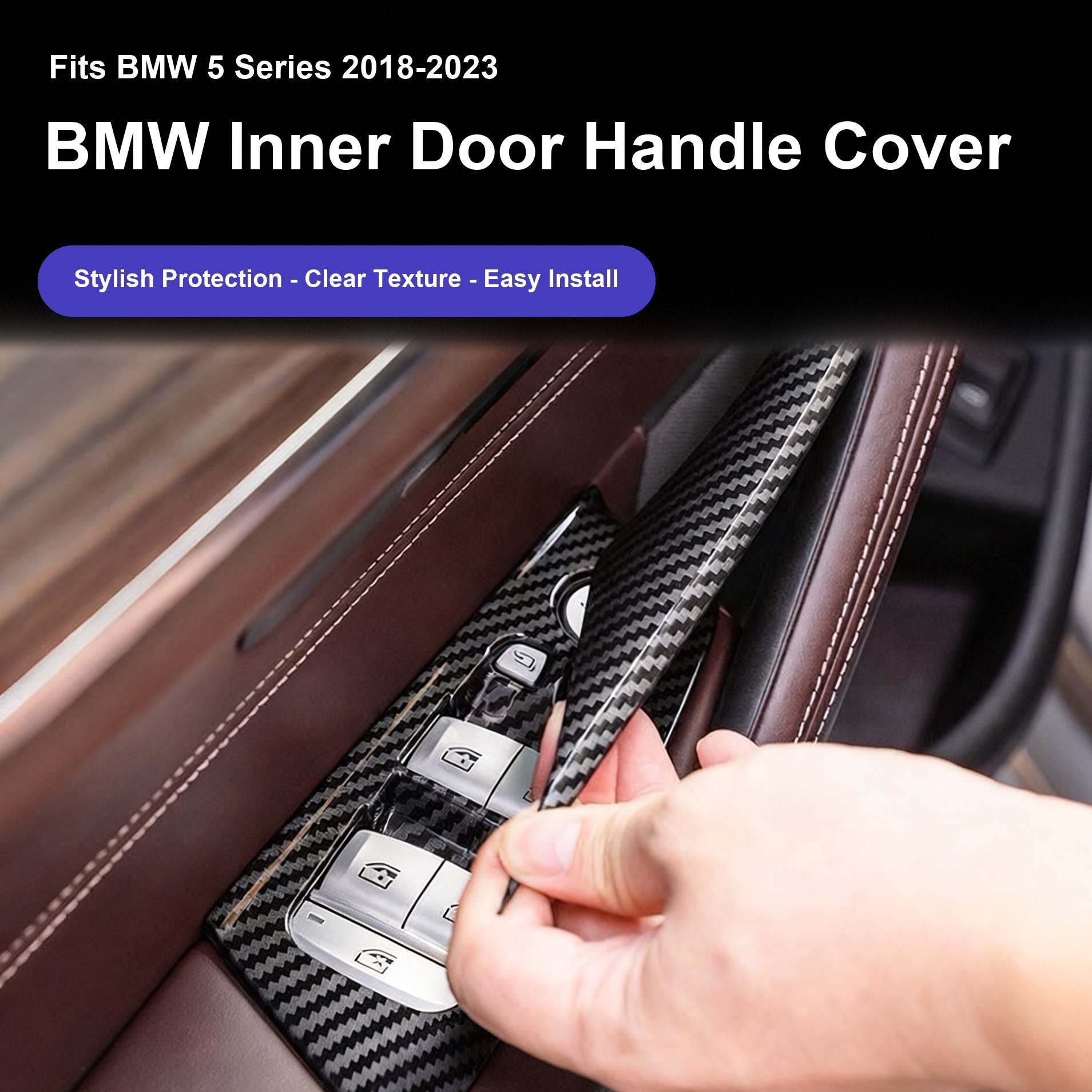 BMW inner door handle cover fitment - 5 Series 2018-2023