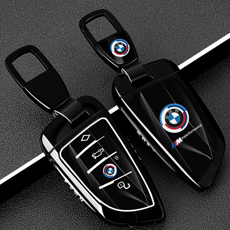 BMW Card Key Cover - Racing-Style Metal Card Holder