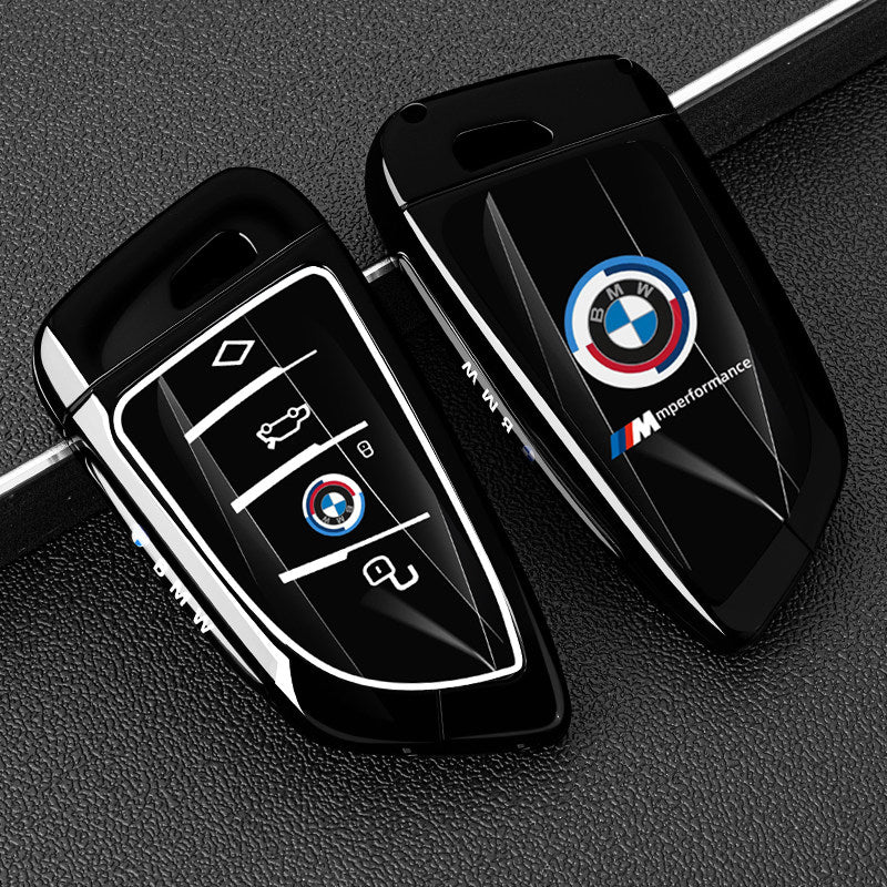 BMW Card Key Cover - Racing-Style Metal Card Holder