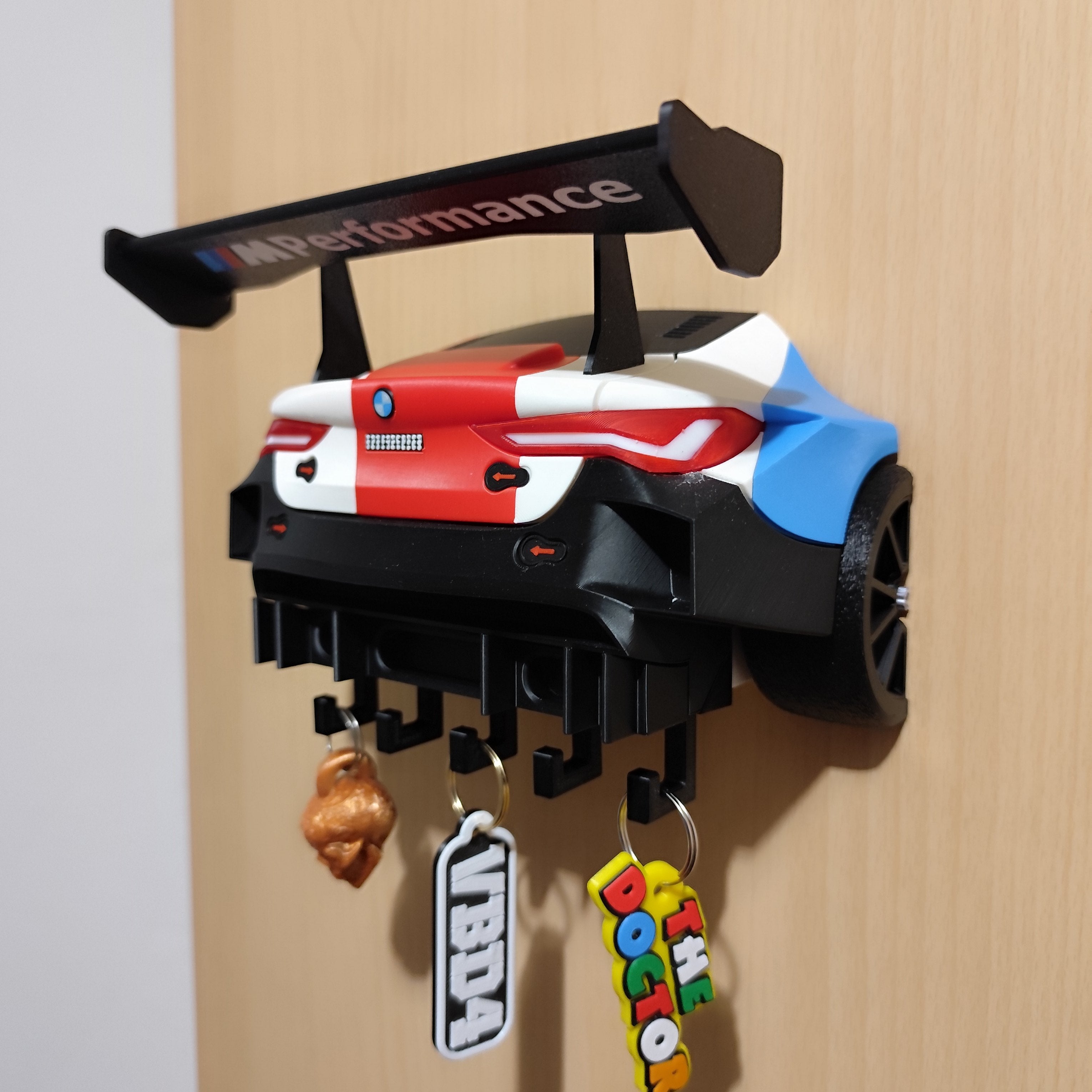 BMW M4 GT3 wall key holder front product photo