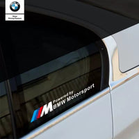 BMW M Powered Window Triangle Sticker - Motorsport Decal Pair
