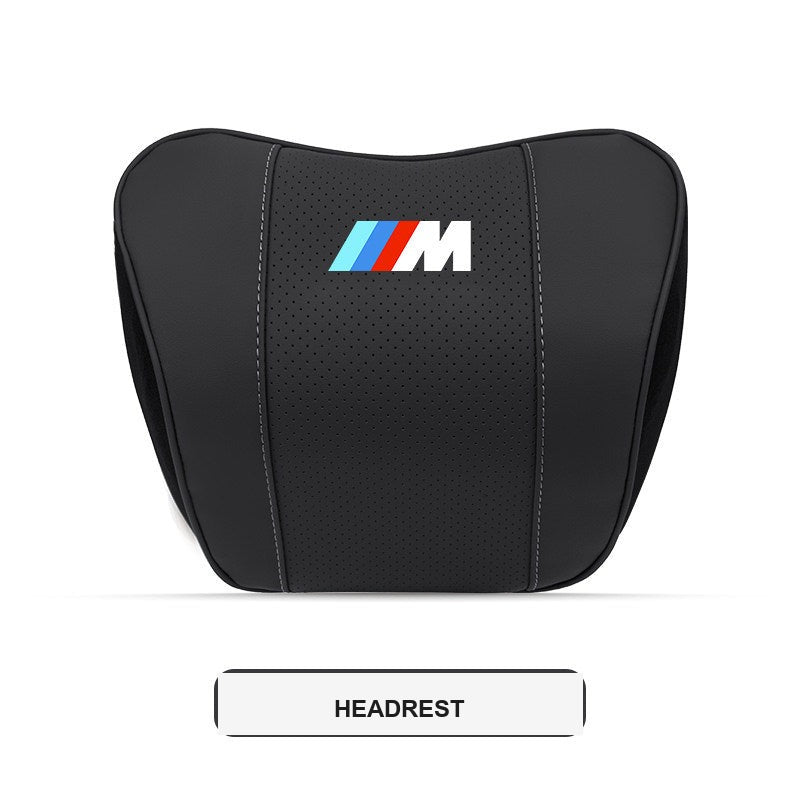 BMW M Sport Ergonomic Car Headrest & Lumbar Support Pillows (3, 4, 5 Series & X1-X7)