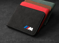 BMW Suede Driver's License Holder – M Performance Card Case