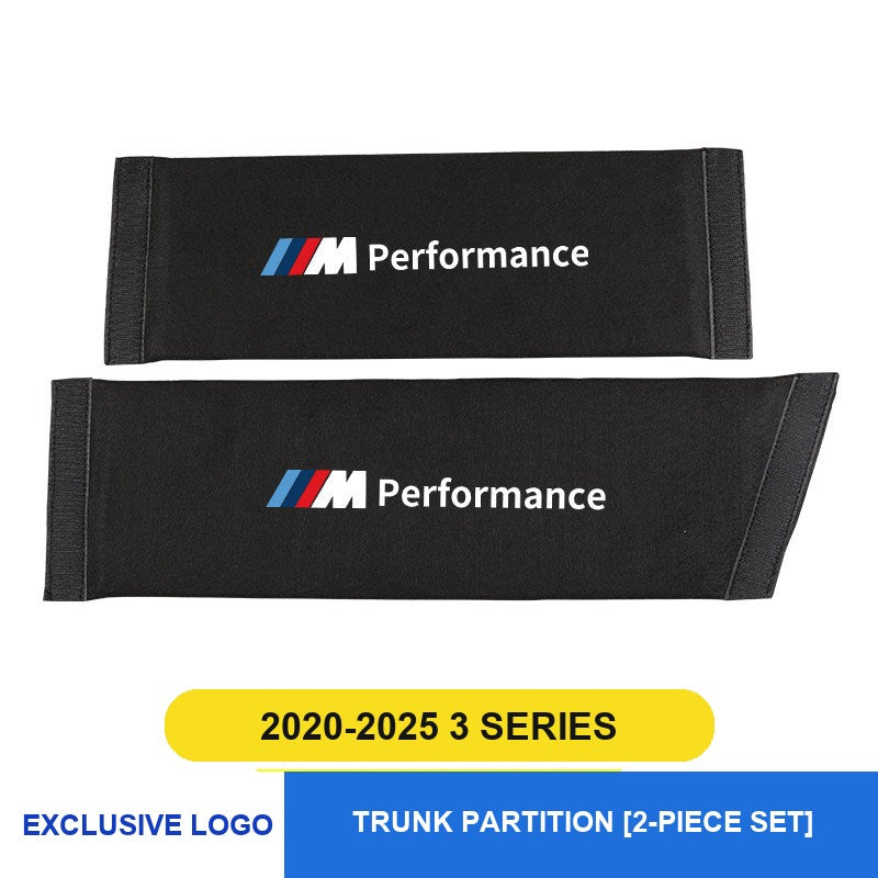 BMW trunk partition divider, fits 2020-2025 3 Series short wheelbase, 2-piece set