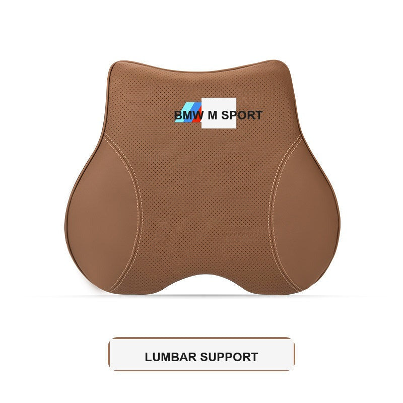 BMW M Sport Ergonomic Car Headrest & Lumbar Support Pillows (3, 4, 5 Series & X1-X7)