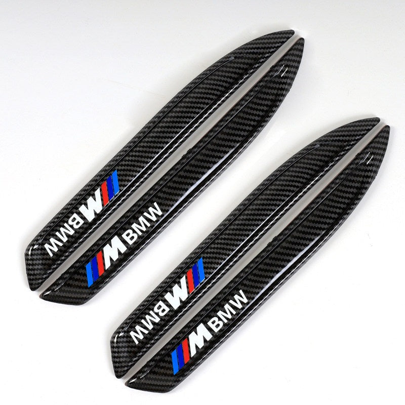 BMW M carbon fiber bumper guard strips, set of 4