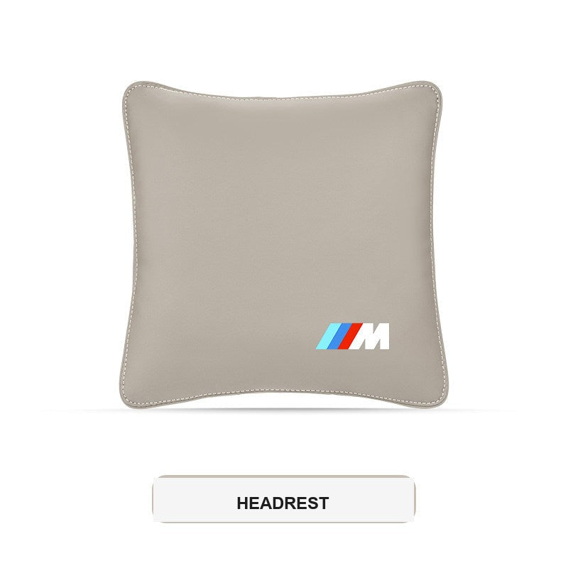 BMW M Sport Ergonomic Car Headrest & Lumbar Support Pillows (3, 4, 5 Series & X1-X7)