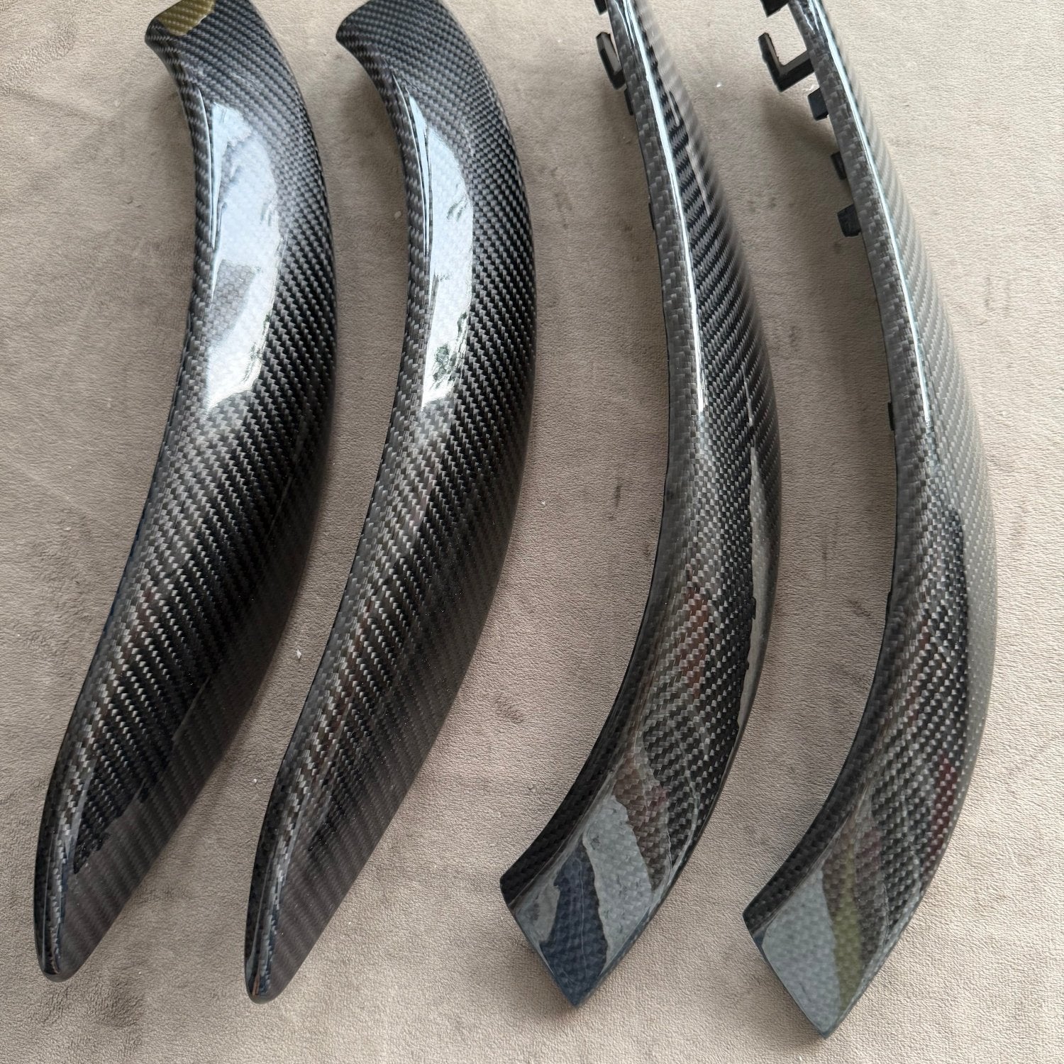 BMW F30/F35 4-piece cover set, wet carbon finish