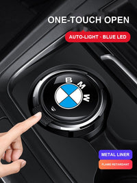 BMW Car Ashtray - Auto-Light LED Cup Holder Insert