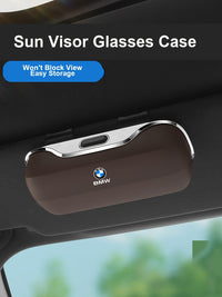 BMW Sun Visor Glasses Case - Clip-On Sunglasses Holder