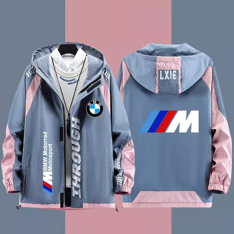 BMW M Power Windbreaker Jacket - Blue Designs