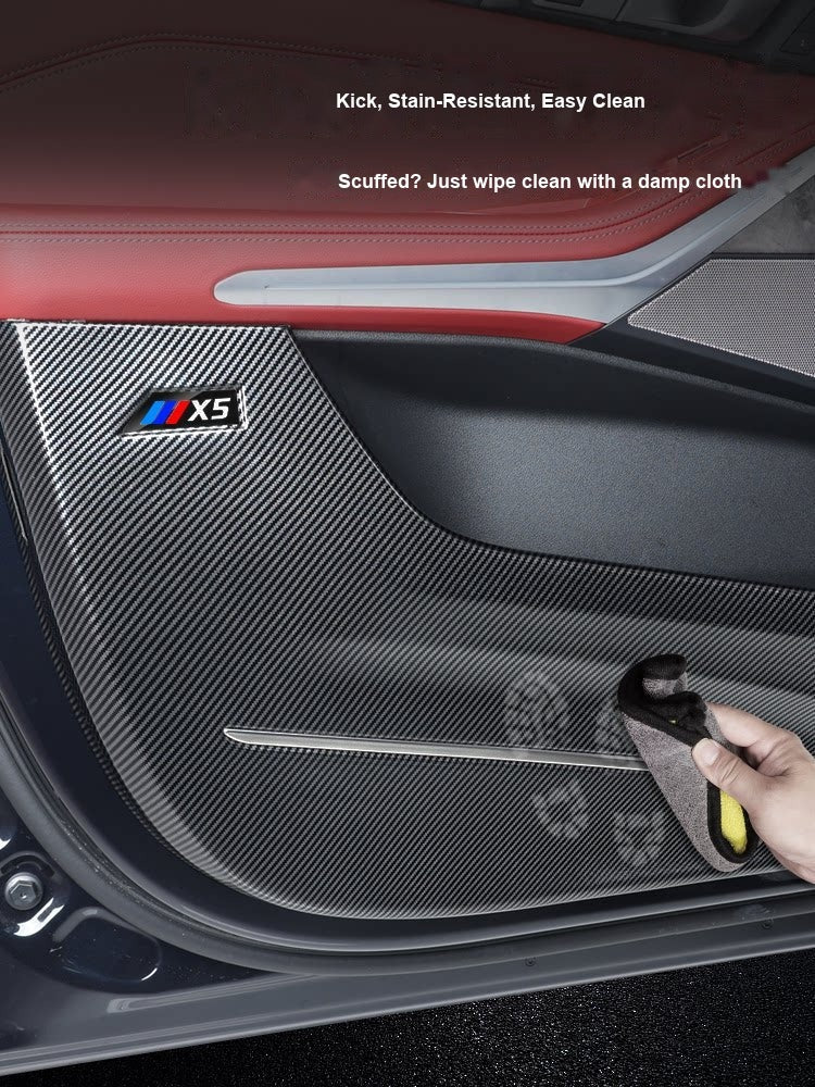 BMW Door Anti-Kick Pad - Kick-Resistant, Easy to Wipe Clean