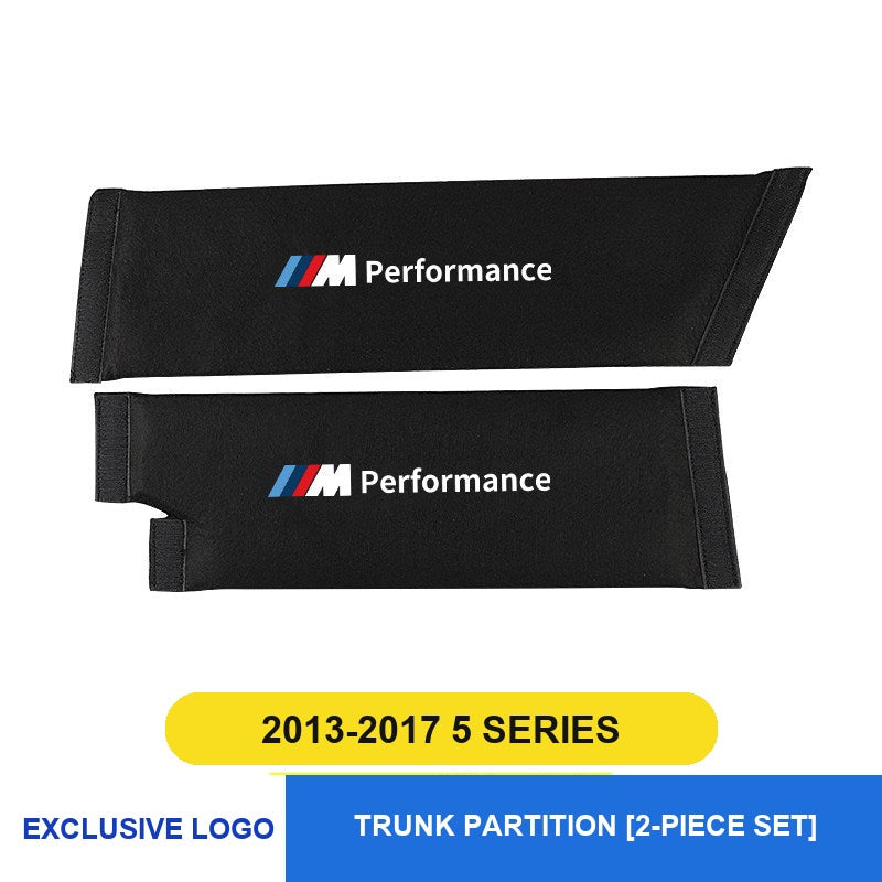 BMW trunk partition divider, fits 2013-2017 5 Series, 2-piece set