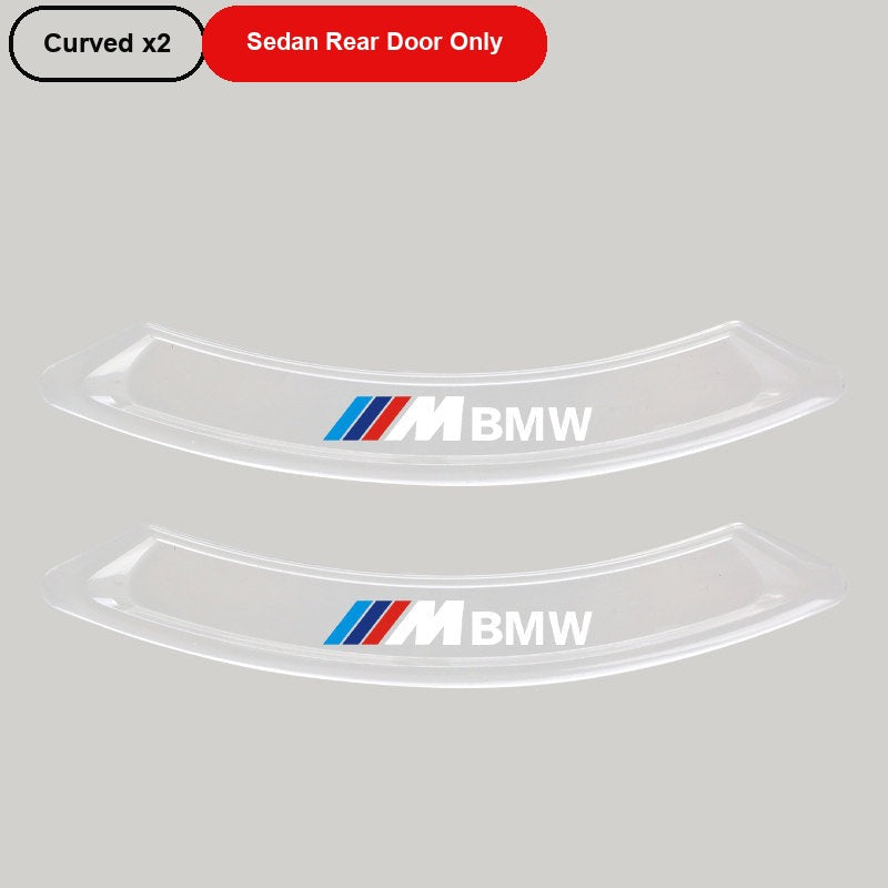 BMW M-Mark Transparent door corner guard, Curved x2
