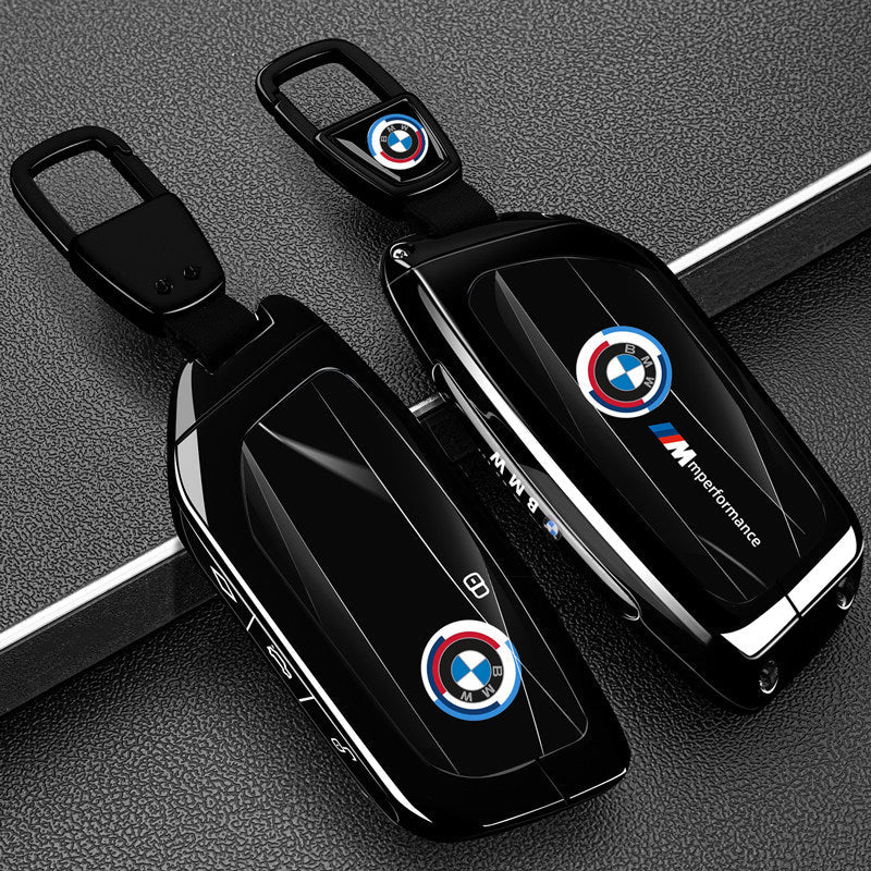 BMW Card Key Cover - Racing-Style Metal Card Holder