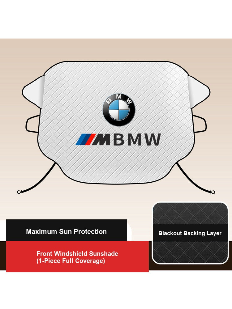 BMW Windshield Sunshade Blackout Backing Layer & Coverage