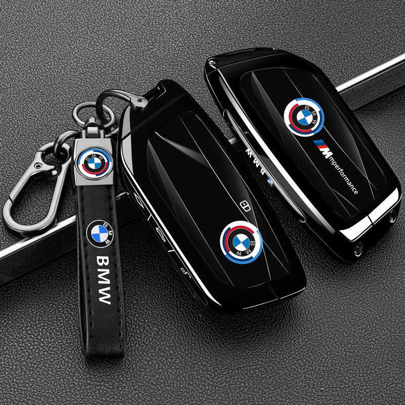 BMW Card Key Cover - Racing-Style Metal Card Holder