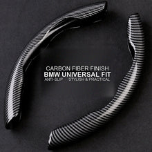 BMW Steering Wheel Cover - Carbon Fiber Water-Transfer Grip Trim