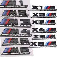 BMW M1-M6 / M Competition / X1M-X6M Competition Rear Trunk Emblem Badge Sticker