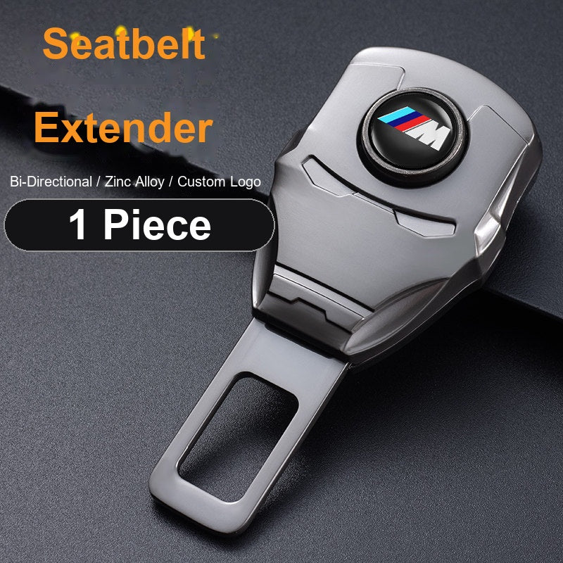 BMW M seat belt buckle extender close-up - single