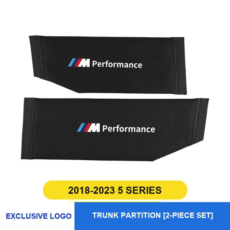 BMW trunk partition divider, fits 2018-2023 5 Series, 2-piece set