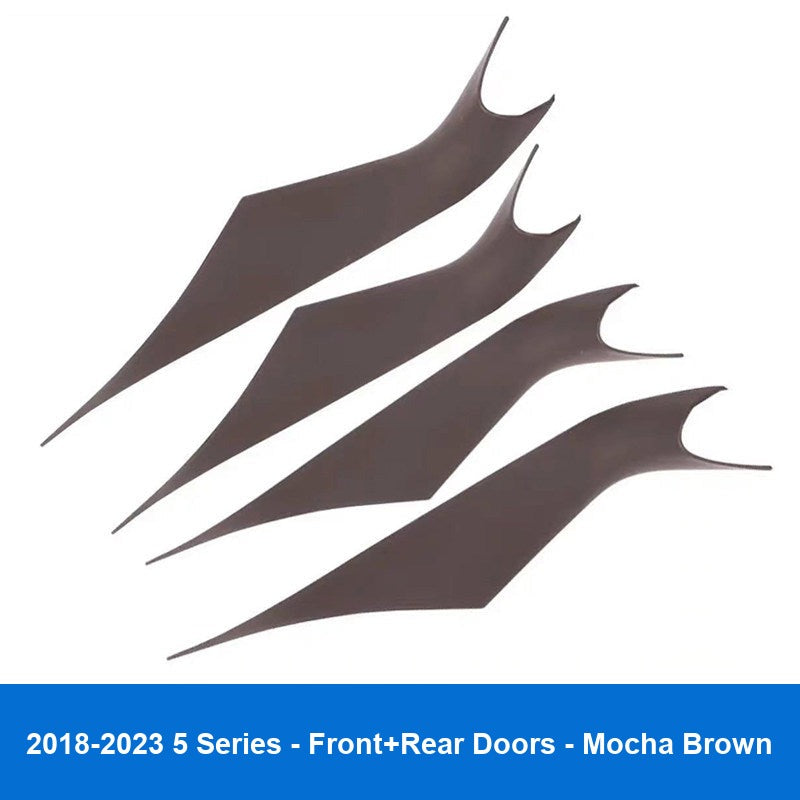 BMW door handle cover - (Mocha Brown) 2018-2023 5 Series [Door Pull Handles] Front and Rear Doors with 4 doors