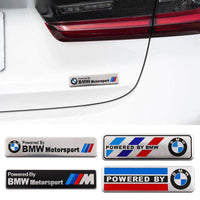 BMW Aluminum Badges - Metal Fender & Side Stickers (27 Styles)