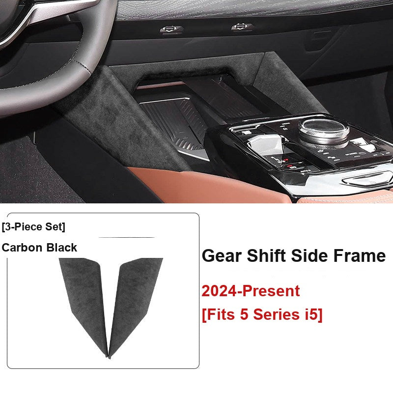 BMW 5 Series i5 gear shift side frame carbon black