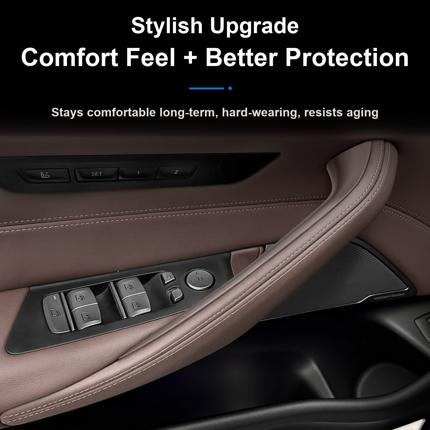 BMW door handle cover - OEM-fit comfort grip material