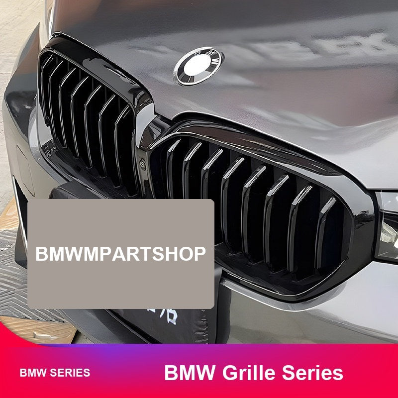 BMW 5 Series grille upgrade series close-up