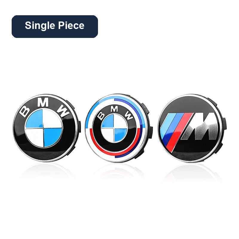 BMW floating center cap single piece