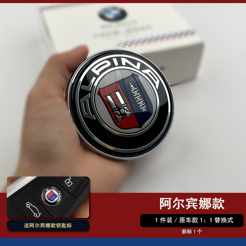 Suitable for BMW logos 1 Series, 3 Series, 4 Series, 5 Series 7 X1X3X5X6 modified ALPINA logo