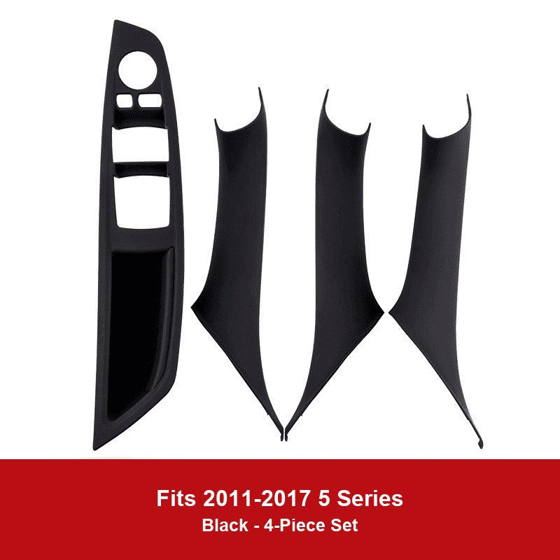 BMW door handle cover - 2011-2017 Model 5 Series No-Remove Handle [4-Piece Set] Black