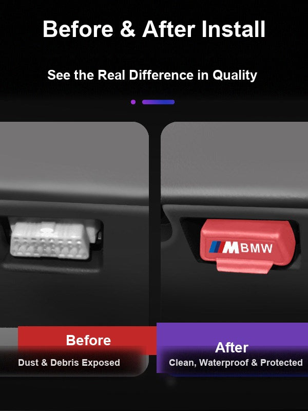 Compatible with BMW 3 Series, 4 Series, 5 Series, 7 Series, 1 Series Modified OBD Silicone Protective Cover, Dust Cover, Protective Cover