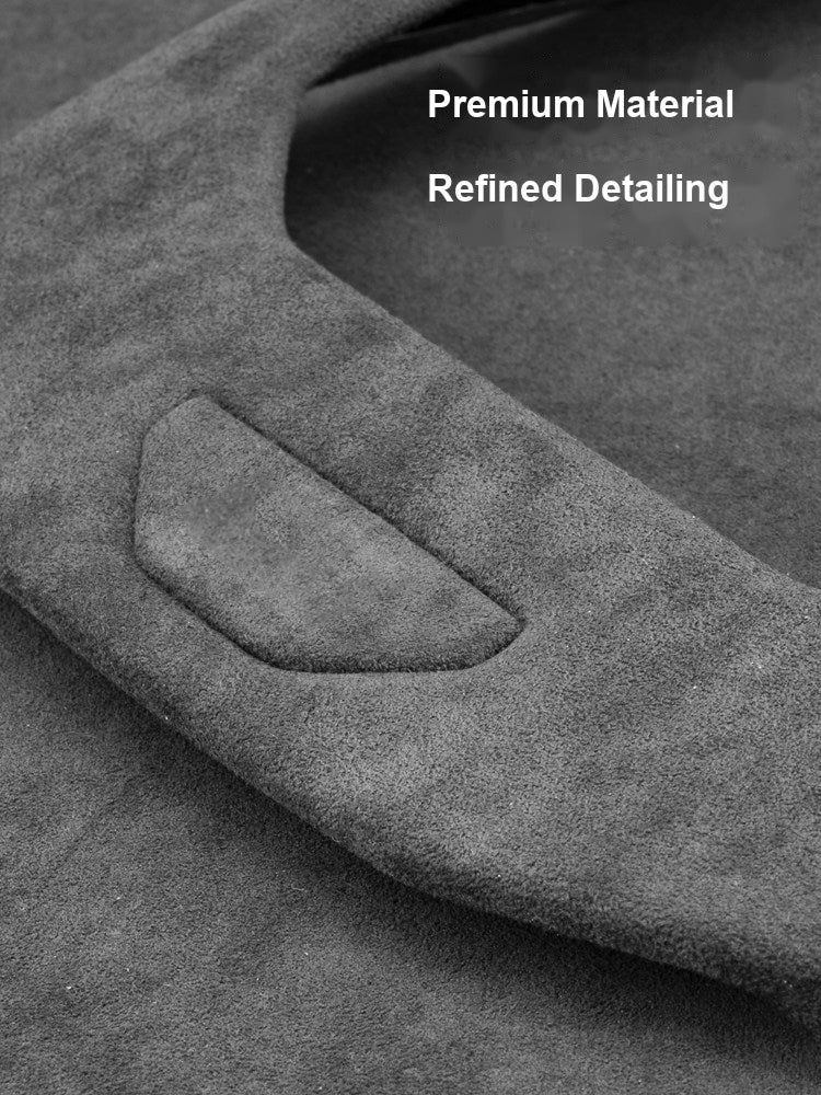 BMW interior trim premium suede material close-up