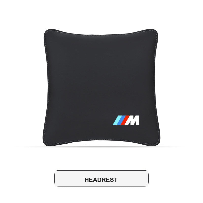 BMW M Sport Ergonomic Car Headrest & Lumbar Support Pillows (3, 4, 5 Series & X1-X7)