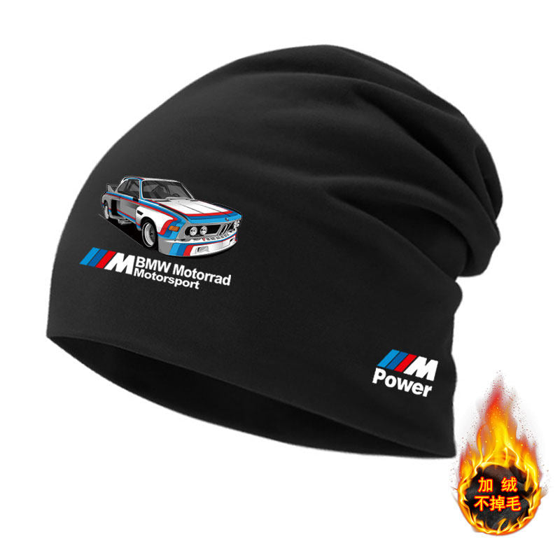 BMW BMW BMW POWER Division Performance Car BMW Outdoor Outer Head Hat Fleece Warm Pullover Cotton Hat