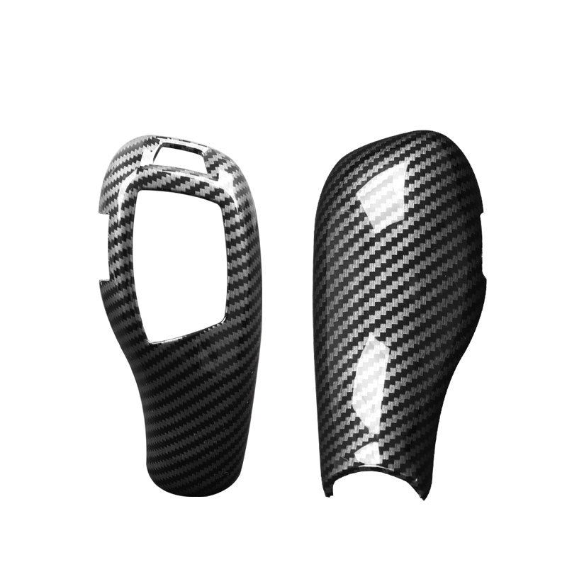It is suitable for BMW carbon fiber pattern 3 series 5 series GT 7 series X3X4X5X6 gear handle protection case interior modification accessories